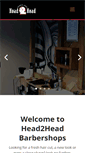 Mobile Screenshot of head2headbarbers.com